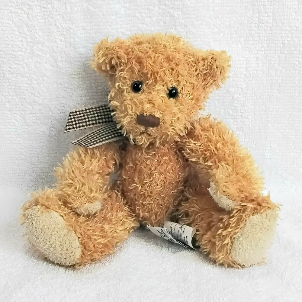 3/$24 Frizzby Teddy Bear Measuring 5" Sitting by Russ Berrie!!